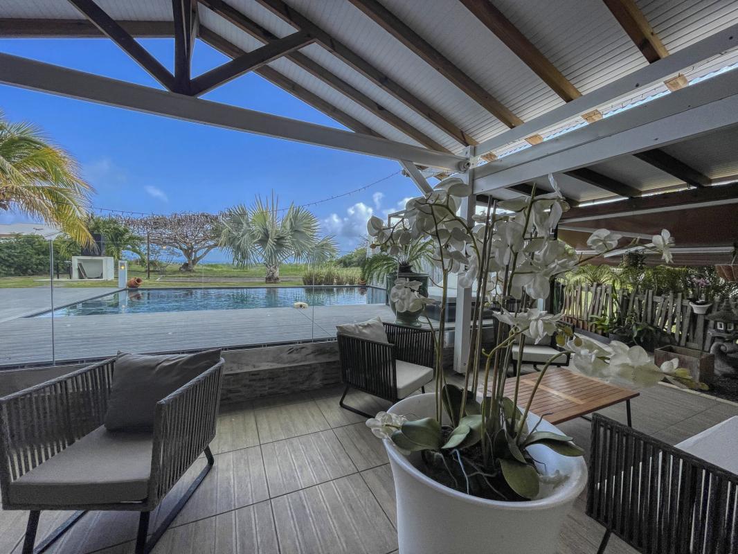 Location villa Guadeloupe Saint François - Villa 4 chambres 10 personnes - Vue Mer - Piscine - Boulodrome (30)